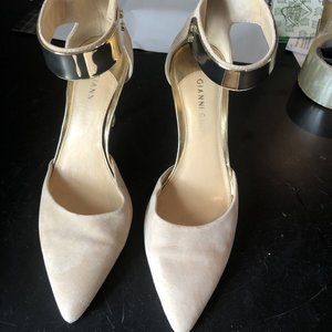 Ladies high heels ankle strap size 8